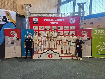 Judo klub Ippon Kamnik ekipno na 3.  mestu v Žireh (2)